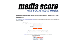Desktop Screenshot of mediascoreinc.com