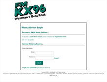 Tablet Screenshot of kx96fm.mediascoreinc.com